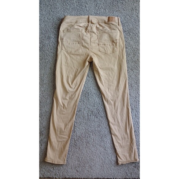 American Eagle Khaki Jegging, Super Stretch, Size 10 Long Work Wear Occupational - Picture 2 of 7